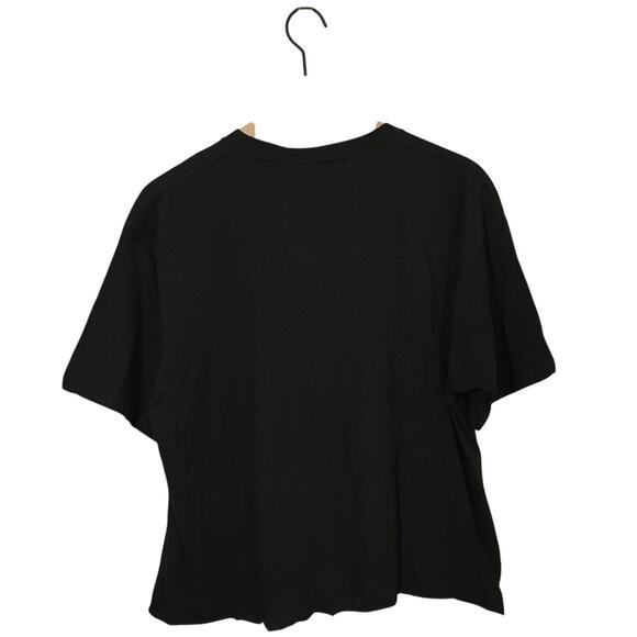 NWT Stunner California Peace & Love Cropped Tee - Black - XL - Picture 2 of 7